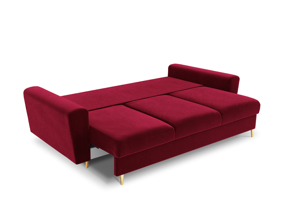 Velveto trivietė sofa Moghan