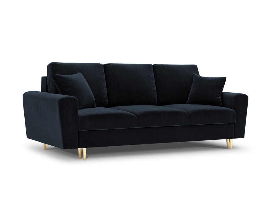 Velveto trivietė sofa Moghan
