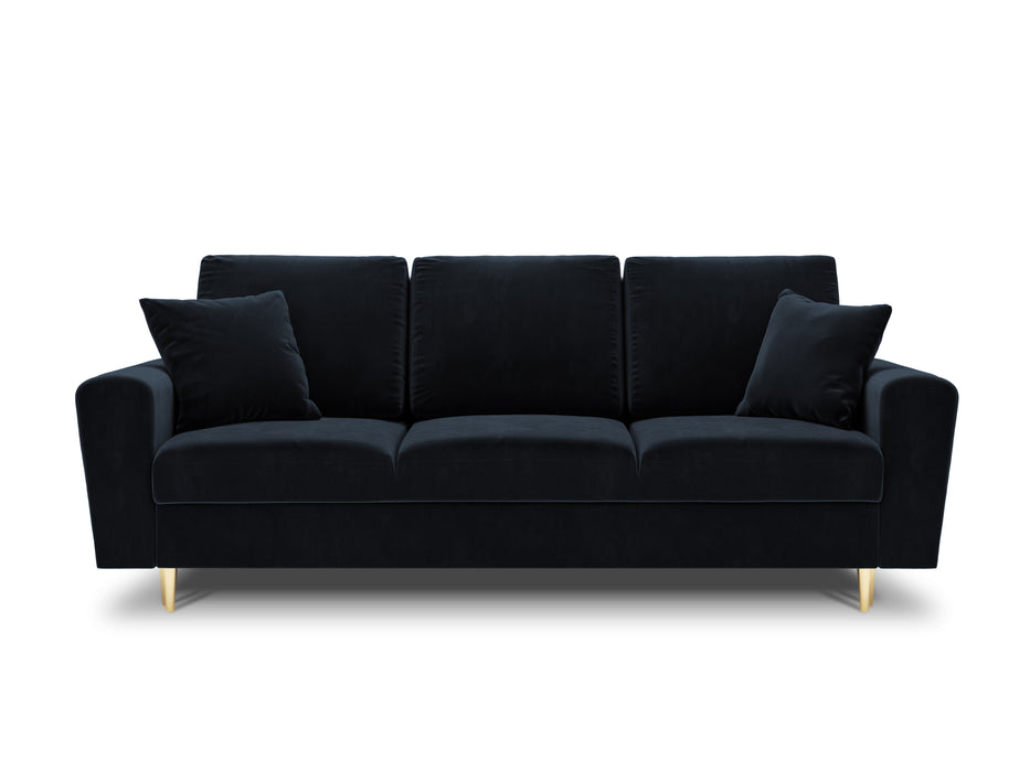 Velveto trivietė sofa Moghan