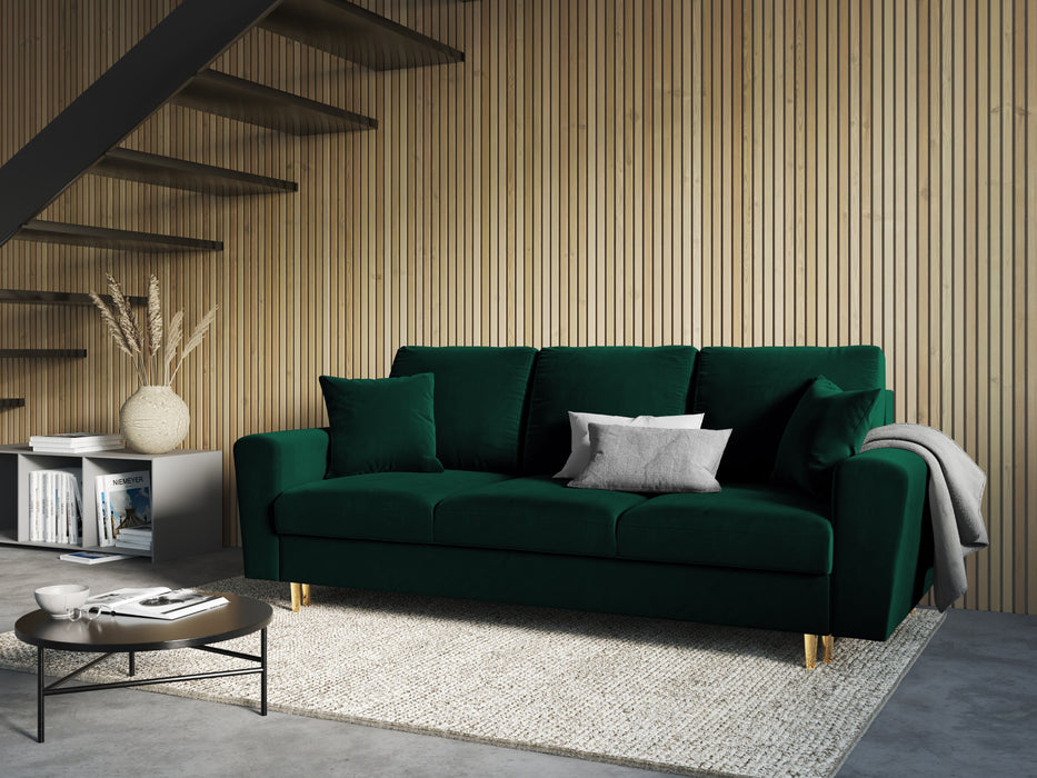 Velveto trivietė sofa Moghan