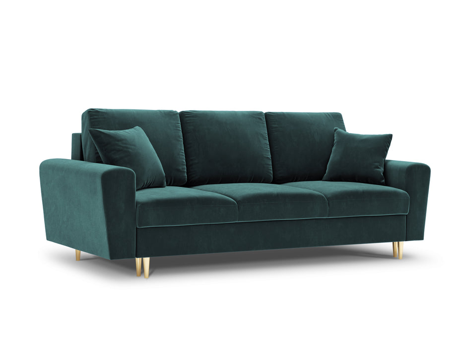 Velveto trivietė sofa Moghan
