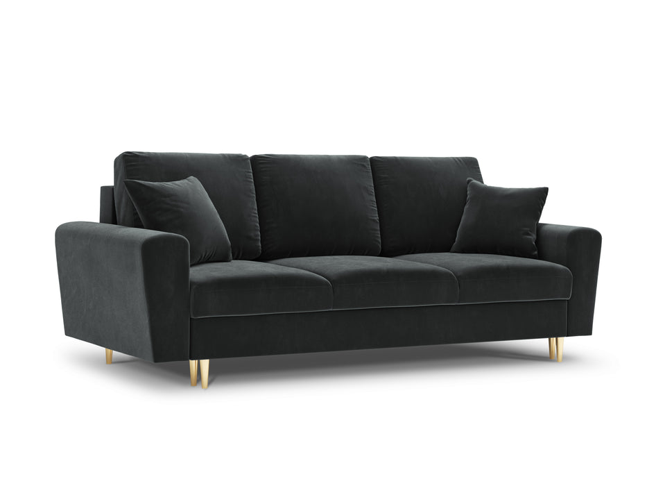 Velveto trivietė sofa Moghan