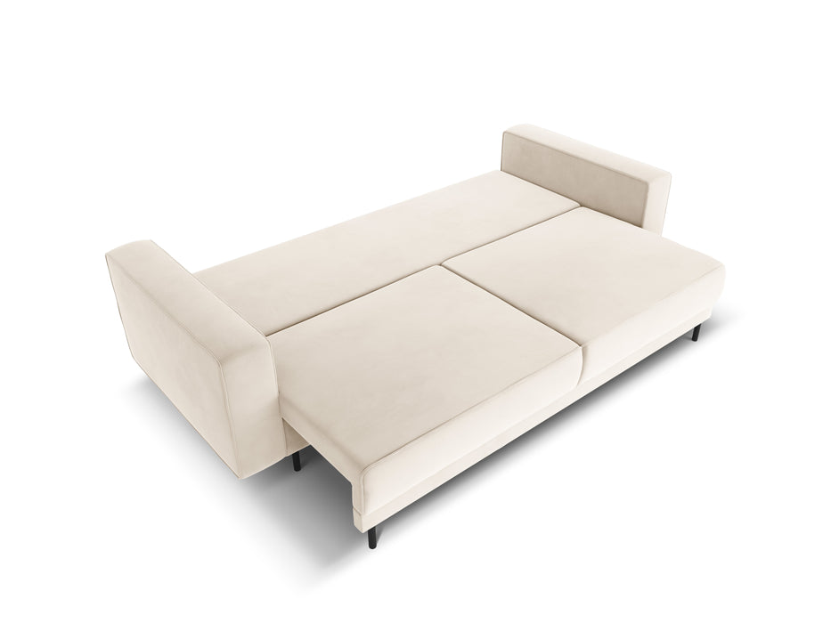 Velvet sofa bed Caro