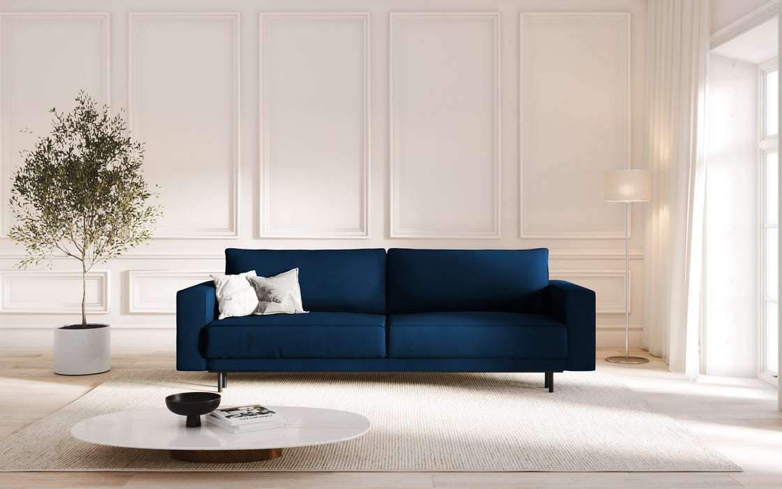 Velvet sofa bed Caro