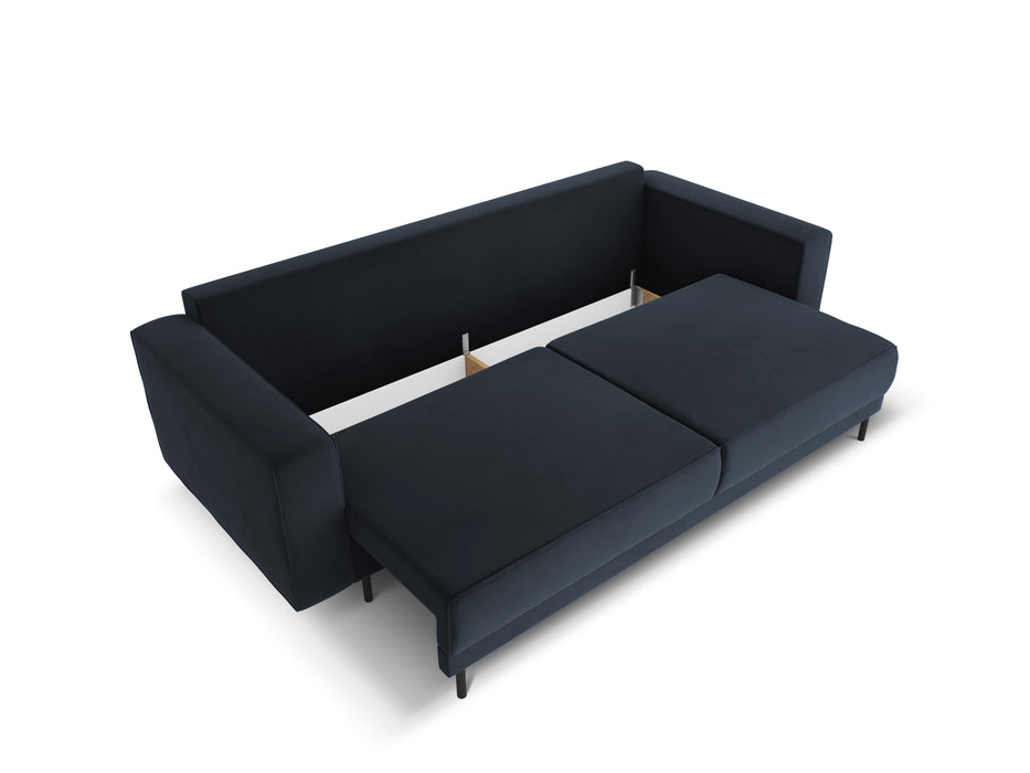 Velvet sofa bed Caro