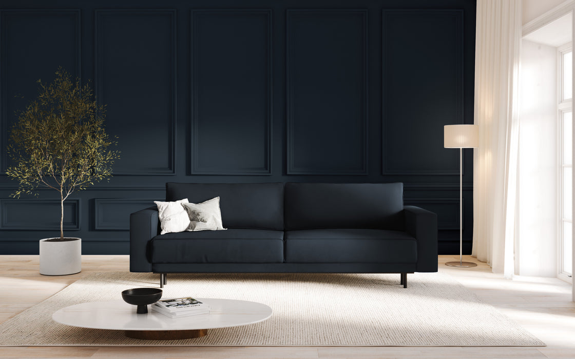 Velvet sofa bed Caro