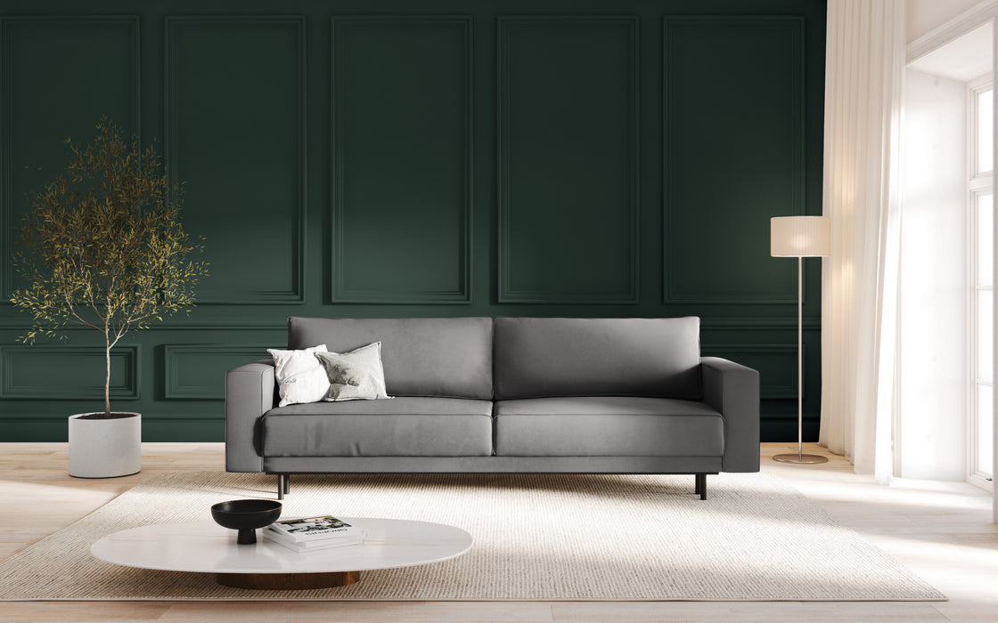 Velvet sofa bed Caro