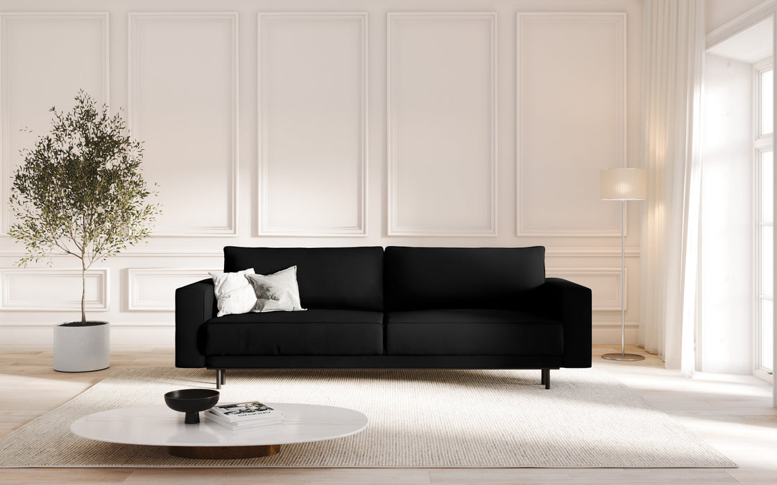Velvet sofa bed Caro