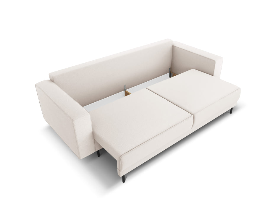 Trivietė sofa-lova su dėže Caro
