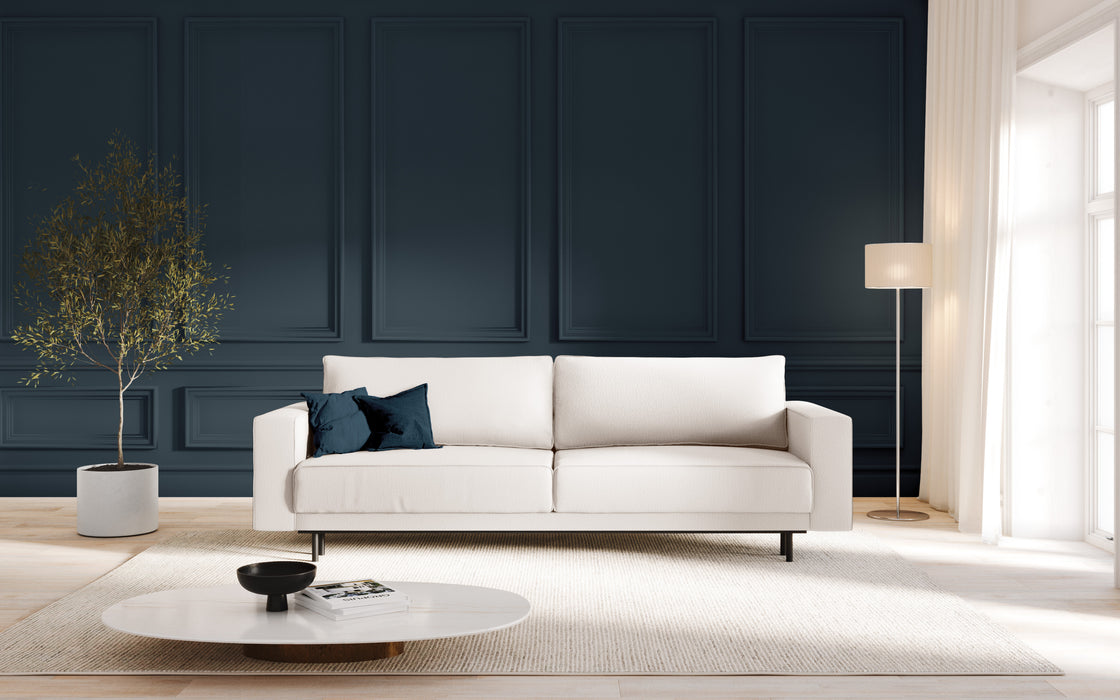 Trivietė sofa-lova su dėže Caro