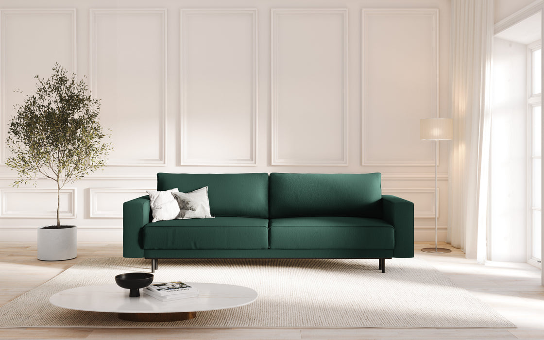 Trivietė sofa-lova su dėže Caro