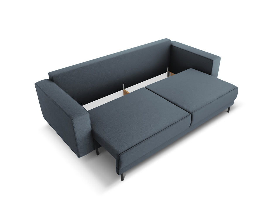 Trivietė sofa-lova su dėže Caro