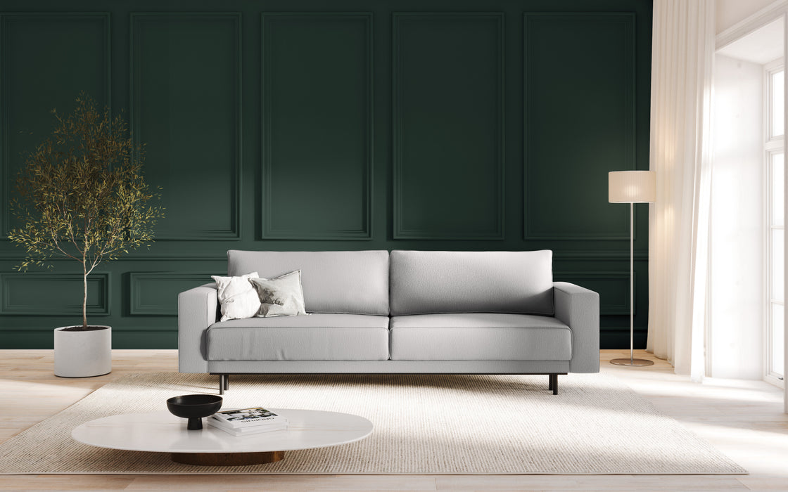 Trivietė sofa-lova su dėže Caro