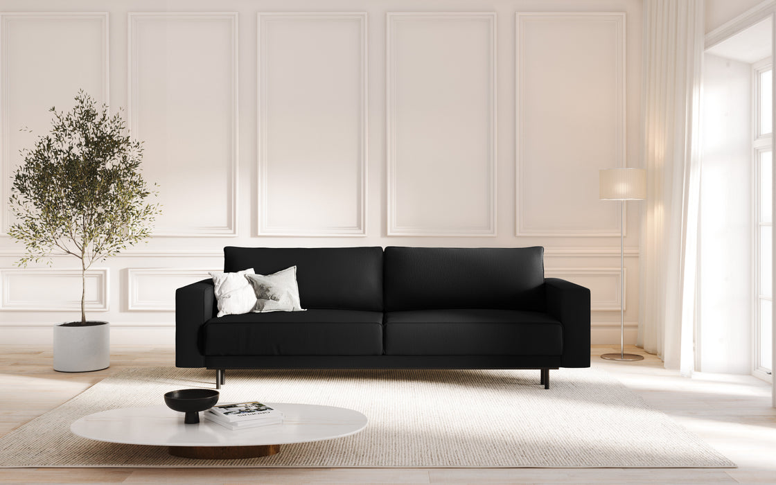 Trivietė sofa-lova su dėže Caro