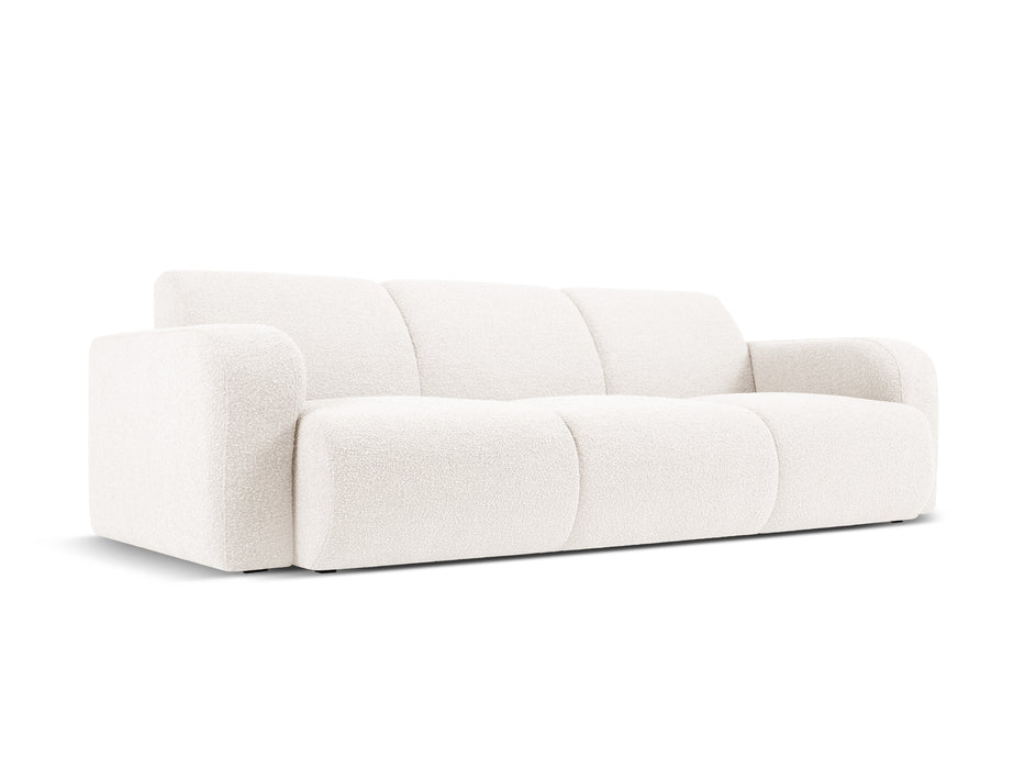 Boucle three-seater sofa Molino
