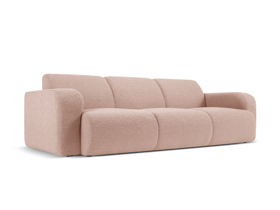 Boucle three-seater sofa Molino