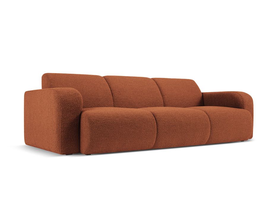 Boucle three-seater sofa Molino