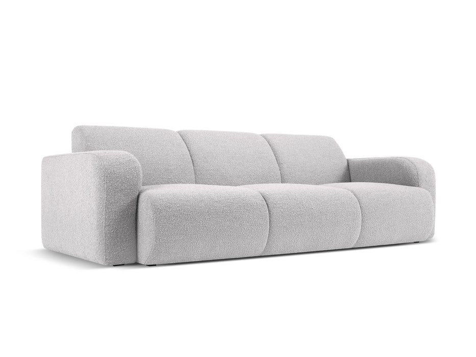 Boucle three-seater sofa Molino