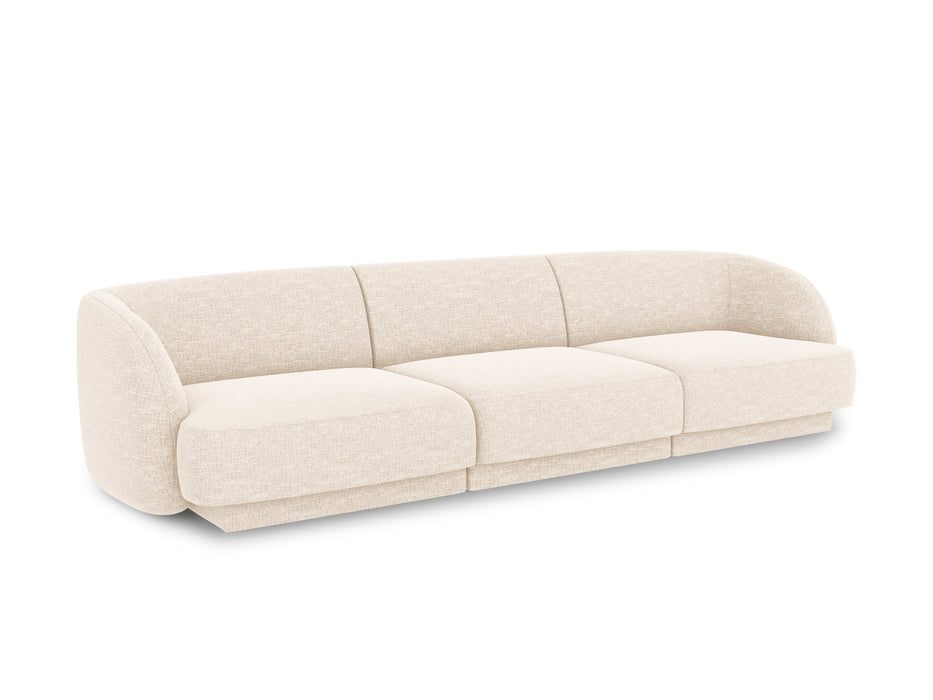 Trivietė šenilo sofa Miley