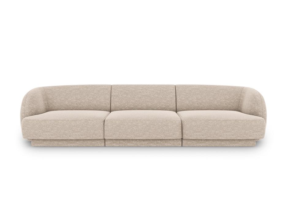 Trivietė šenilo sofa Miley