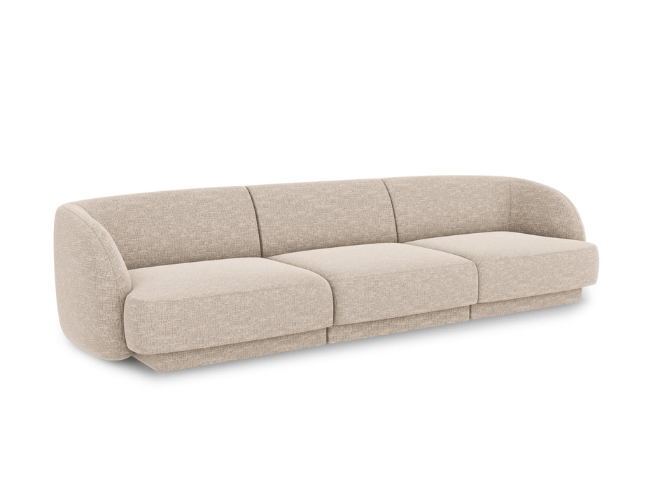 Trivietė šenilo sofa Miley
