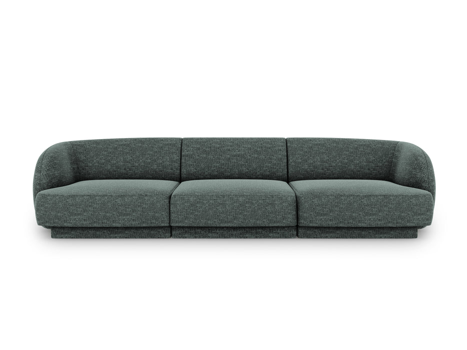 Trivietė šenilo sofa Miley