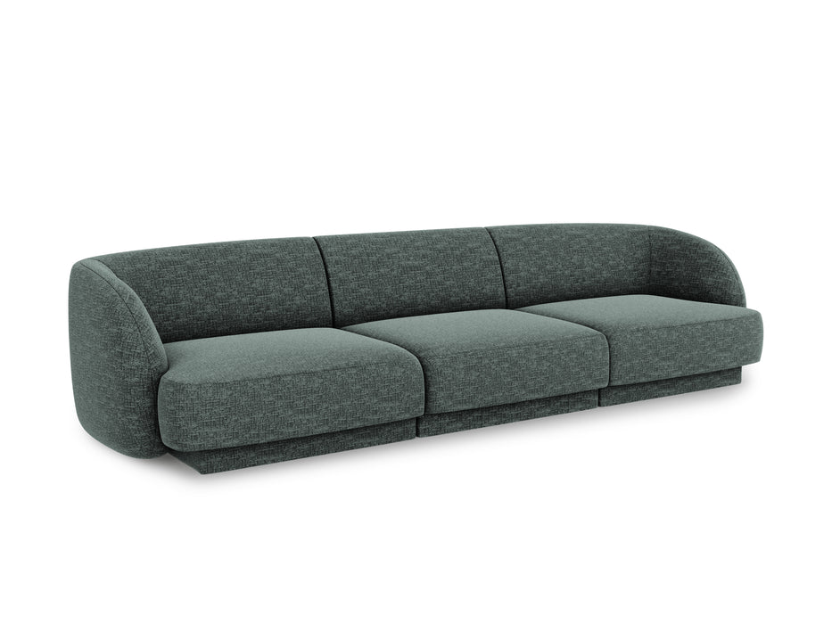 Trivietė šenilo sofa Miley