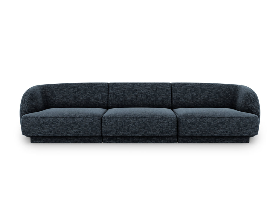 Trivietė šenilo sofa Miley
