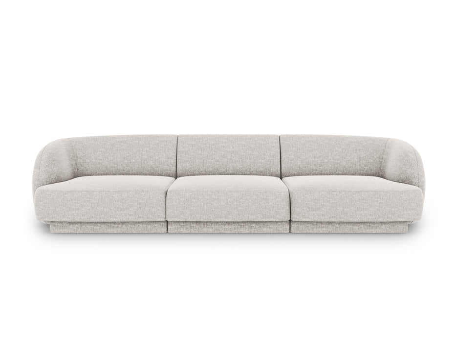 Trivietė šenilo sofa Miley