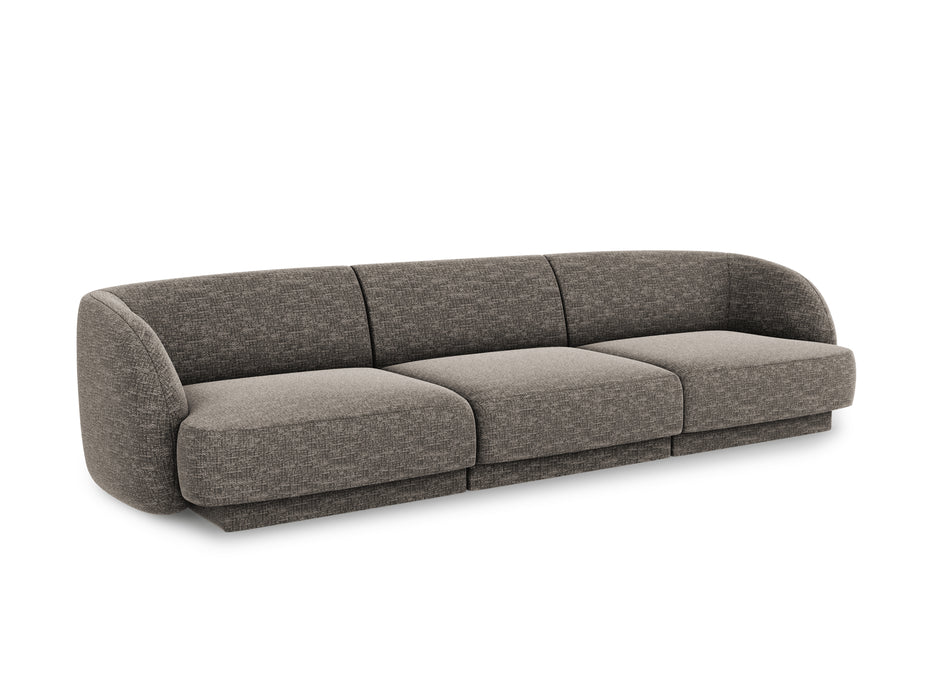 Trivietė šenilo sofa Miley