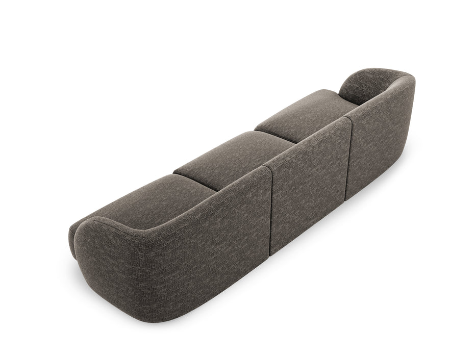 Trivietė šenilo sofa Miley