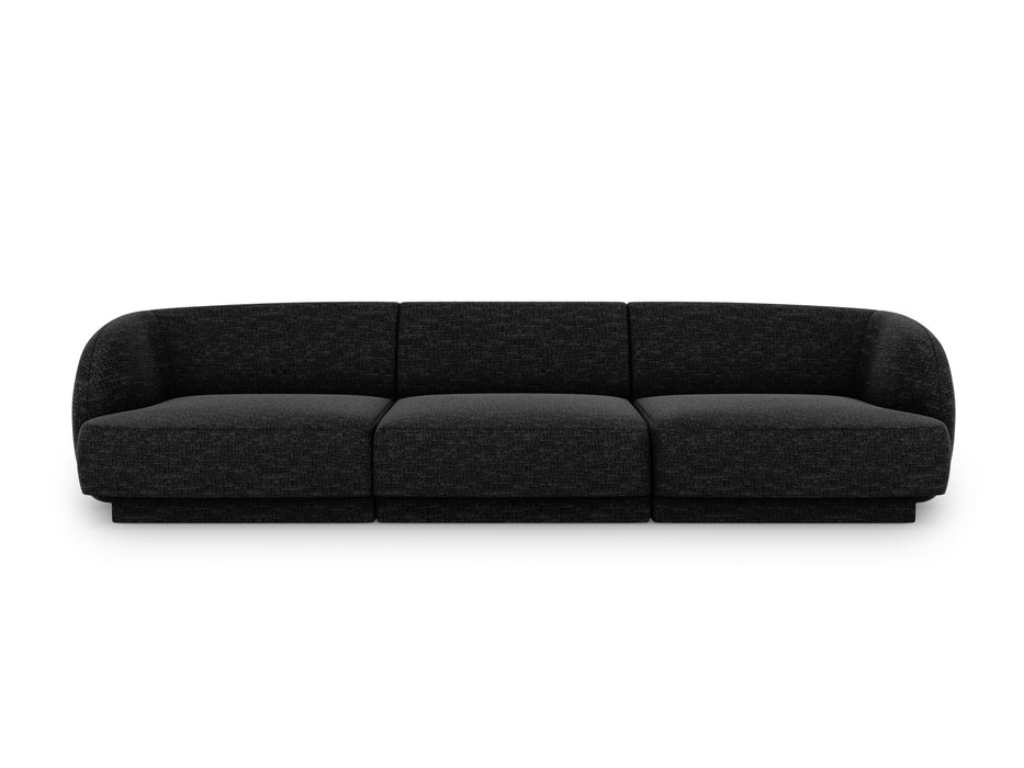 Trivietė šenilo sofa Miley