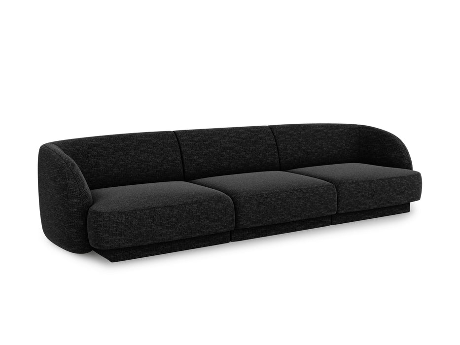 Trivietė šenilo sofa Miley
