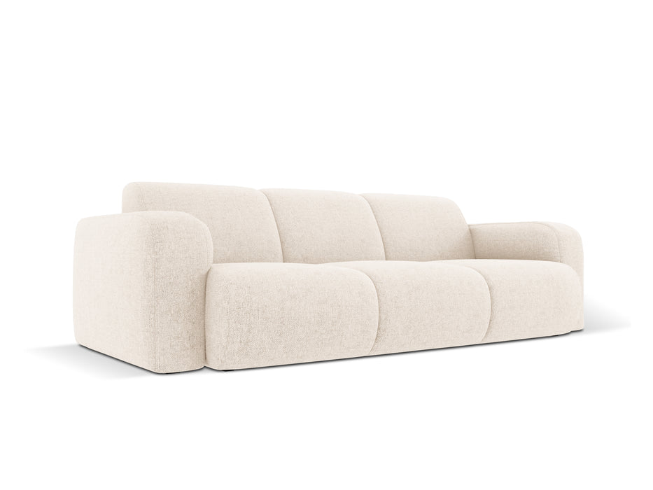 Three-seater chenille sofa Molino
