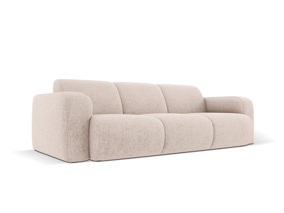 Three-seater chenille sofa Molino