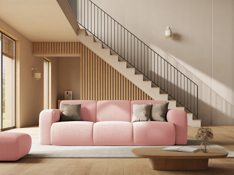 Three-seater chenille sofa Molino