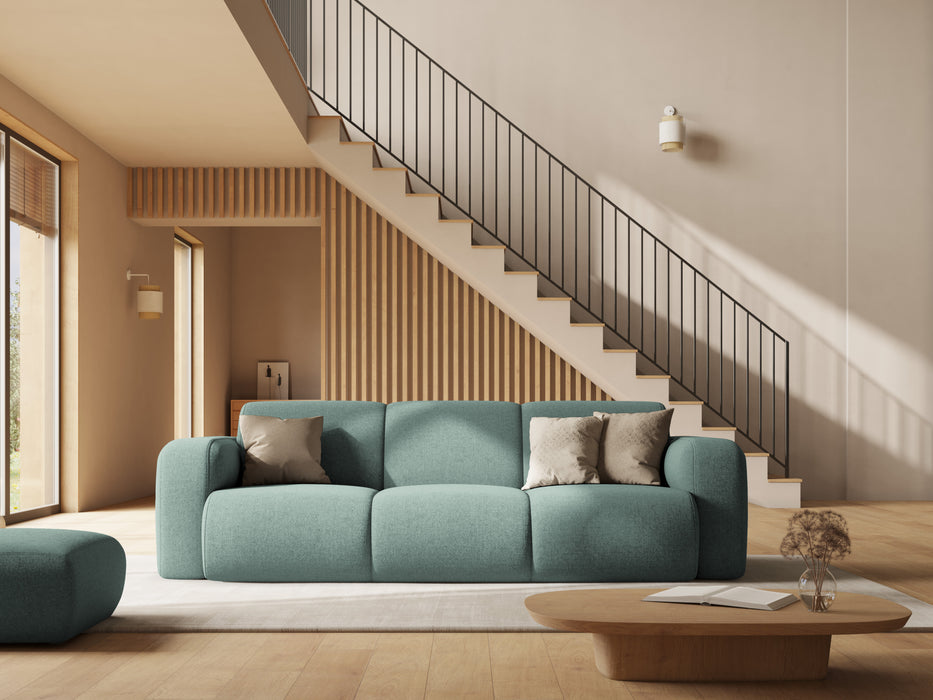 Three-seater chenille sofa Molino