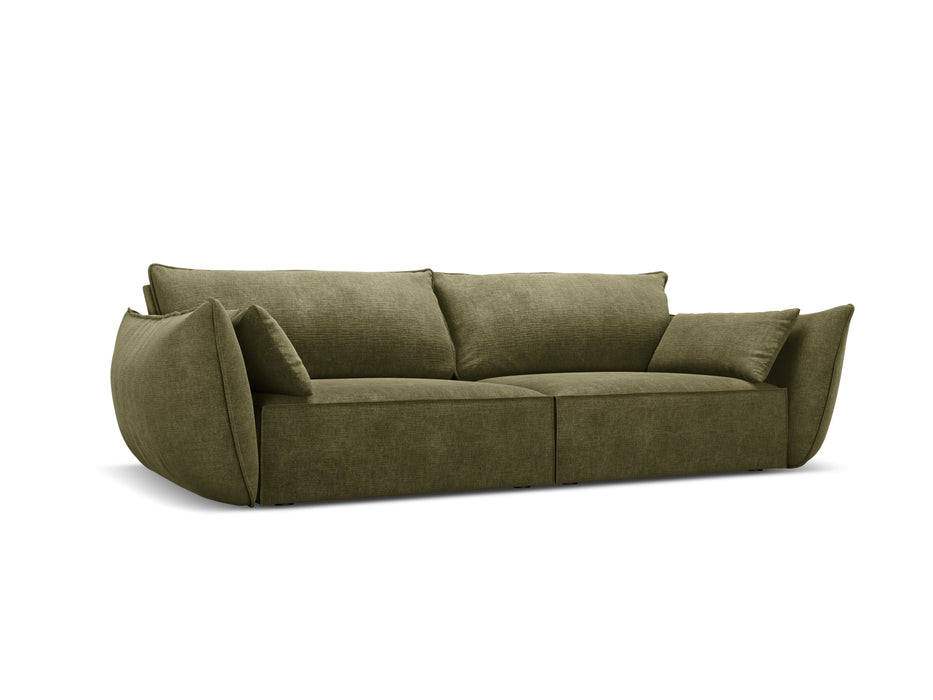 Trivietė šenilo sofa Kaelle