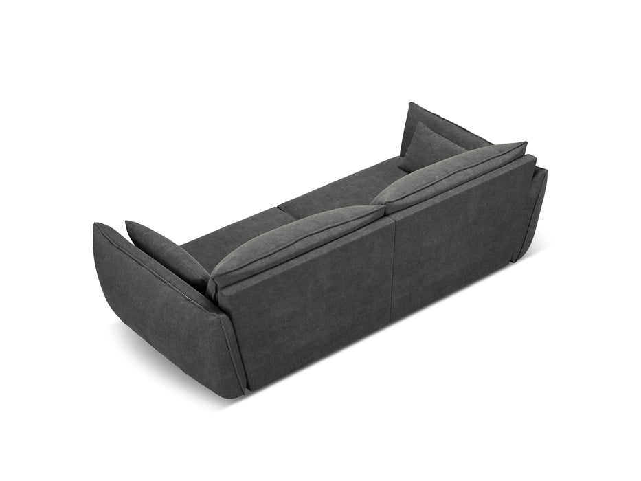 Trivietė šenilo sofa Kaelle