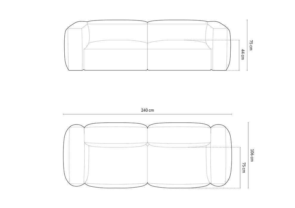 Trivietė sofa Martina