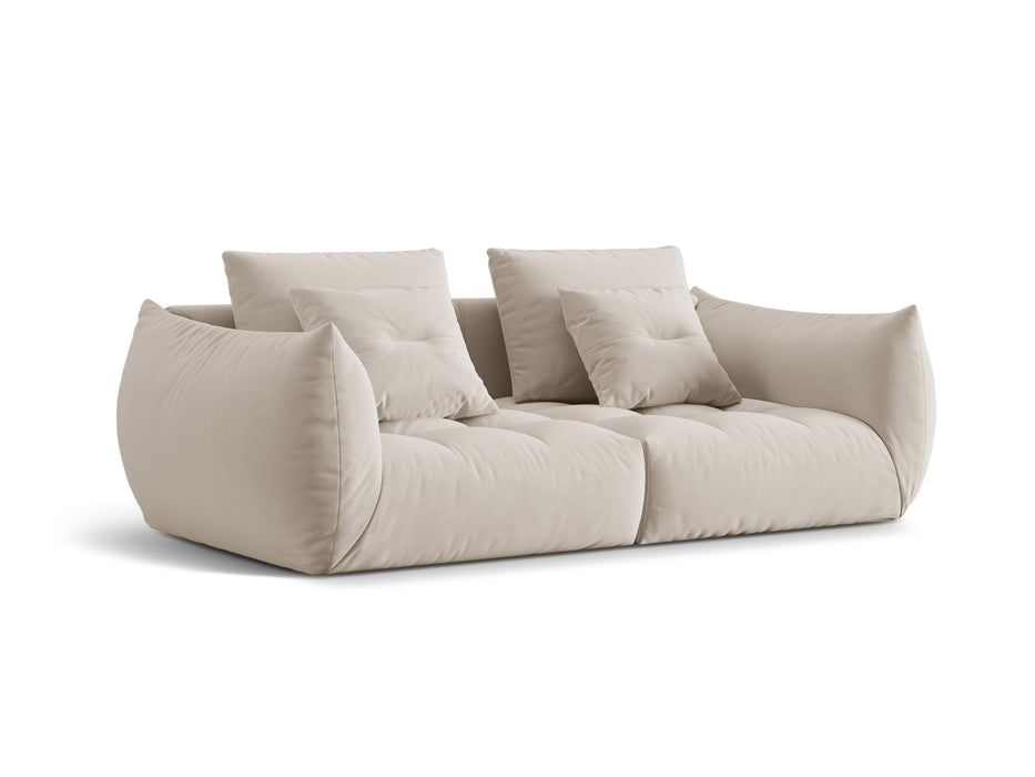 Velveto trivietė sofa Bloom