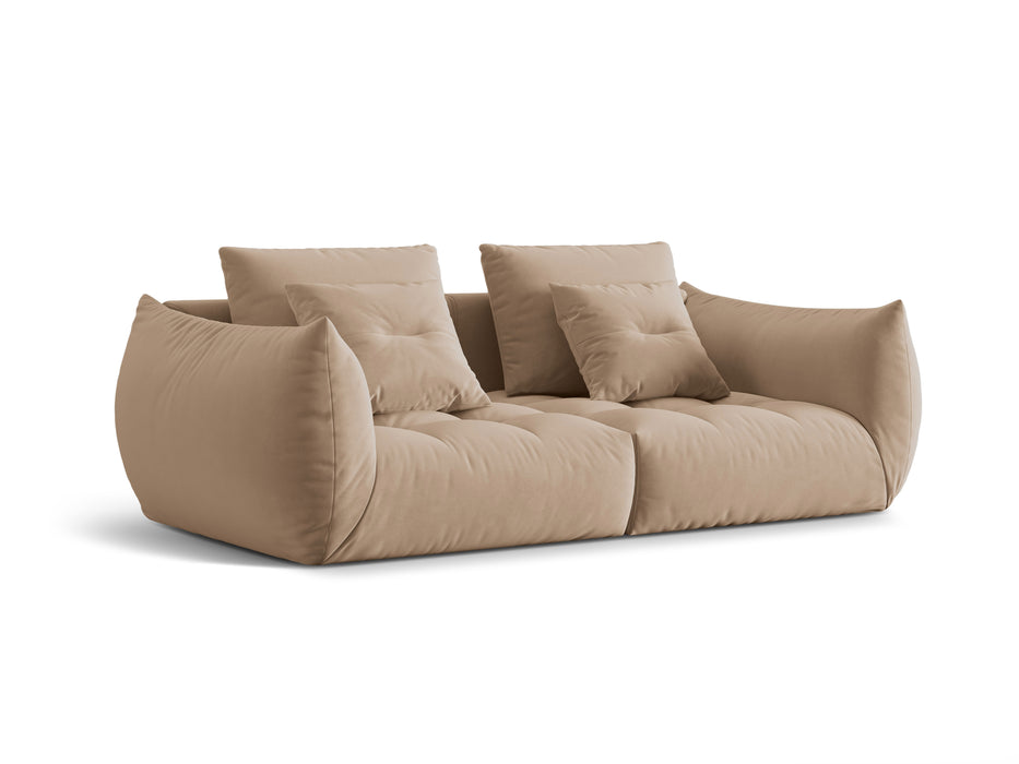 Velveto trivietė sofa Bloom