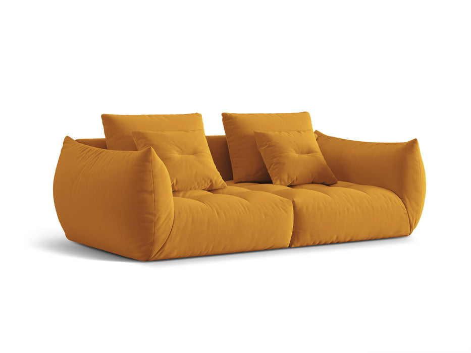 Velveto trivietė sofa Bloom