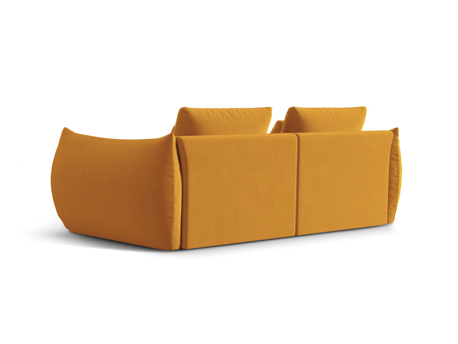 Velveto trivietė sofa Bloom