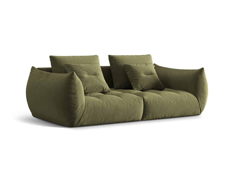 Velveto trivietė sofa Bloom