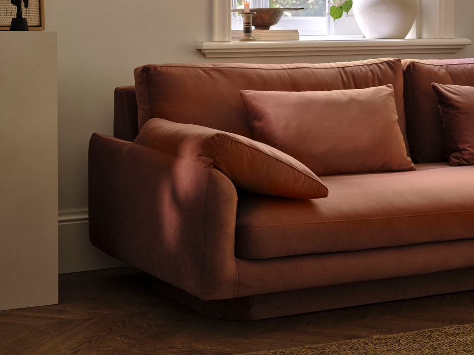 Trivietė šenilo sofa Torino