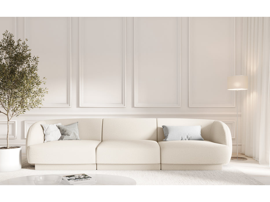 Trivietė bouclé sofa Miley