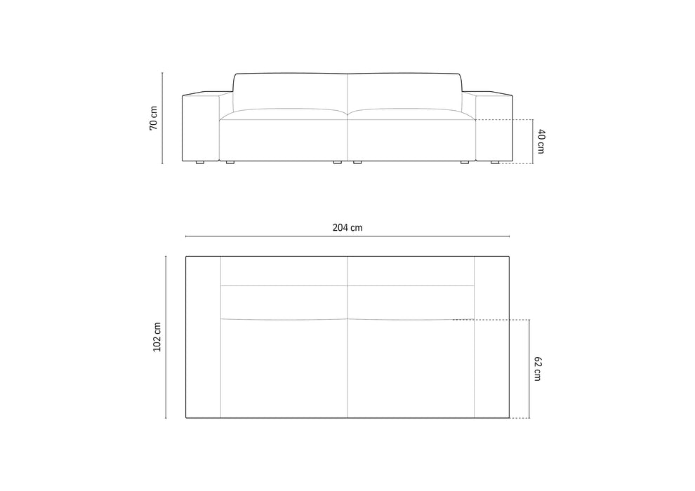 Trivietė sofa Jodie