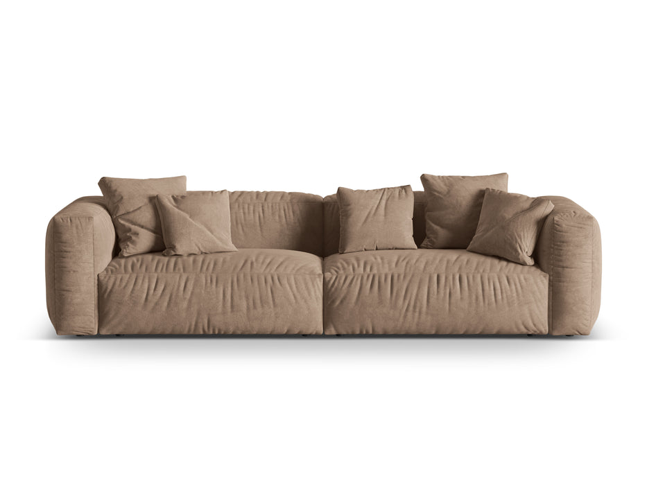 Four-seater velvet sofa Martina