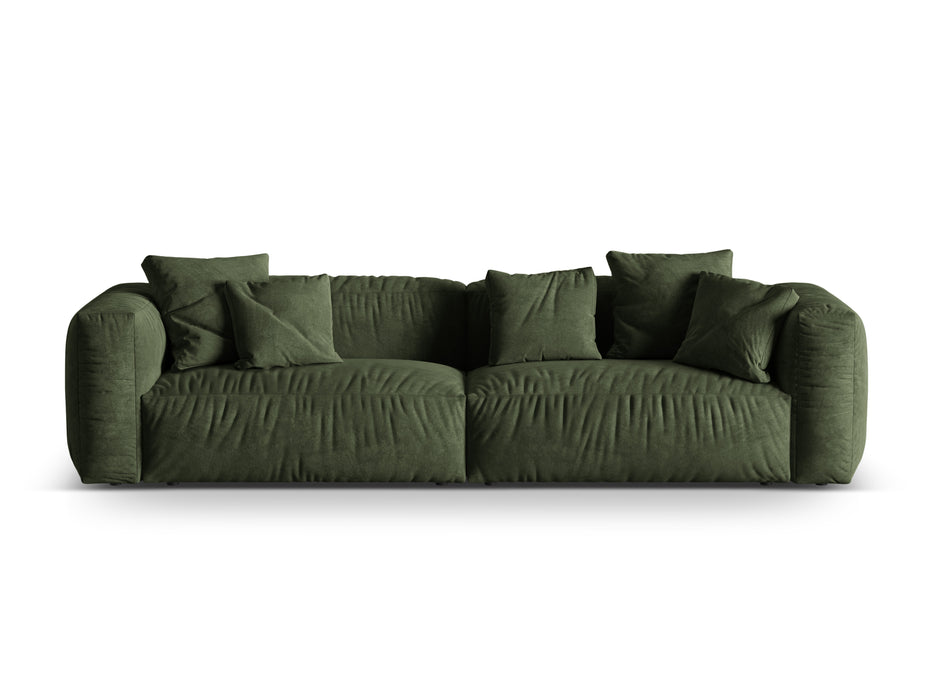 Four-seater velvet sofa Martina